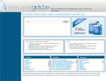 Tablet Screenshot of mercuriusgids.be